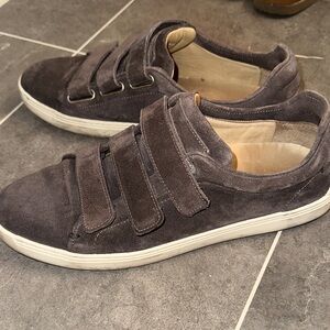 rag & bone Dark Gray Suede Sneakers